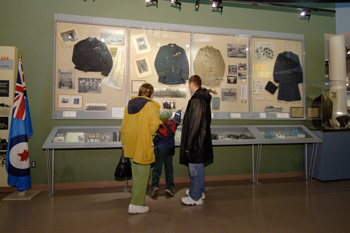 Photo of Canadians visiting Canadian Warplane Heritage Museum