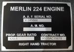Photo of 24325 - Lancaster Engine Data Plate Replica