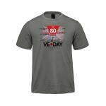 Photo of VE Day 80th TShirt Green - VE Day 80th Anniversary Adult T-Shirt (Green)