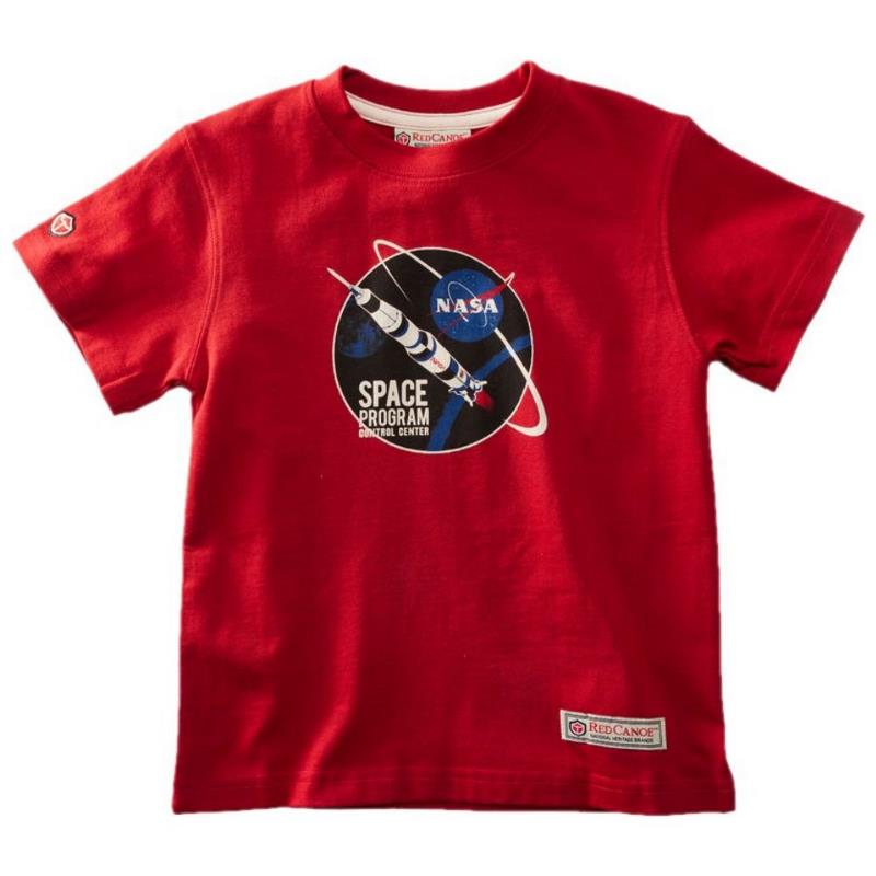 Product Photo of Youth Nasa Space Pgm tshirt red - Kids Space Program TShirt