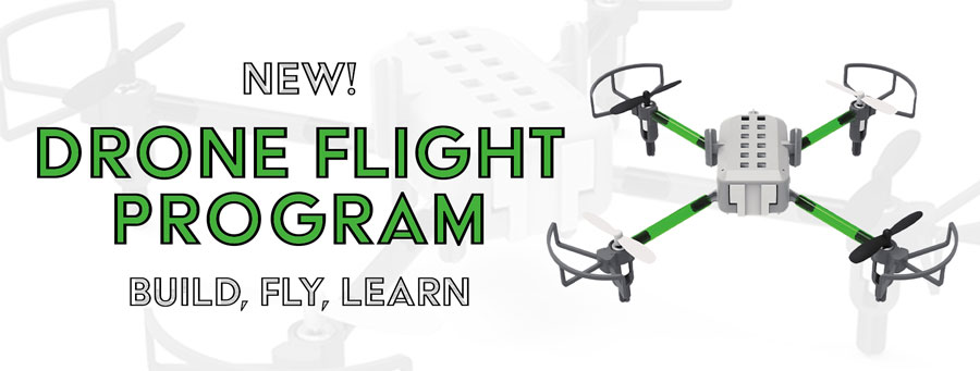 Drone flight program - build fly learn
